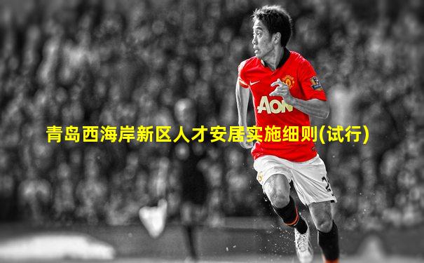 青岛西海岸新区人才安居实施细则(试行)