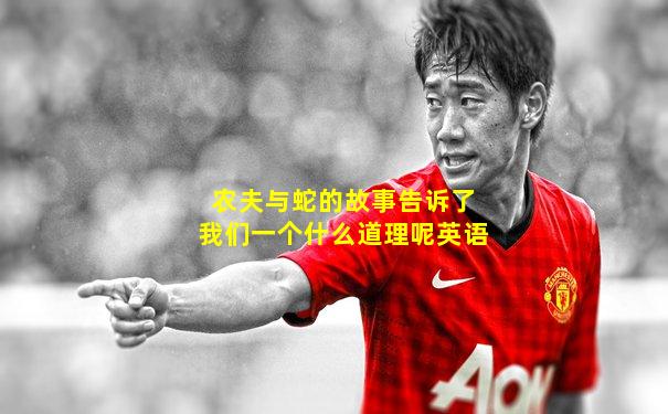 农夫与蛇的故事告诉了我们一个什么道理呢英语