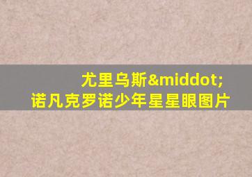 尤里乌斯·诺凡克罗诺少年星星眼图片